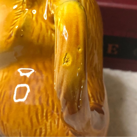 Vintage 3D Smiling Adorablely Cute Brown Fox Mug w/Full Body Features & Details - Picture 8 of 9